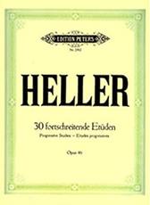 HELLER - 30 FORTSCHREITENDE ETUDEN OPUS 46 EDITION PETERS