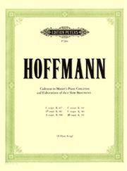 HOFFMAN - CADENZAS TO MOZART'S PIANO EDITION PETERS