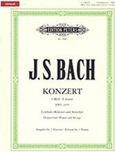 J.S.BACH - KONZERT F-MOLL BWV 1056 (URTEXT) / ΕΚΔΟΣΕΙΣ PETERS EDITION PETERS