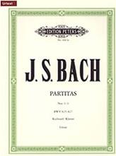 J.S. BACH - PARTITAS NOS. 1-3 BWV 825-827 (URTEXT) / ΕΚΔΟΣΕΙΣ PETERS EDITION PETERS