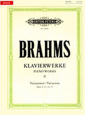 JOHANNES BRAHMS - KLAVIERWERKE - PIANO WORKS II VARIATIONEN / ΕΚΔΟΣΕΙΣ PETERS EDITION PETERS