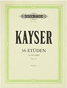 KAYSER - 36 ETUDES OP.20 EDITION PETERS