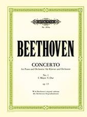 L.V.BEETHOVEN - CONCERTO FOR PIANO AND ORCHESTRA NO 1 C MAJOR OP. 15 / ΕΚΔΟΣΕΙΣ PETERS EDITION PETERS