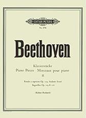 L.V.BEETHOVEN - KLAVIERSTUCKE II (PIANO PIECES) / ΕΚΔΟΣΕΙΣ PETERS EDITION PETERS