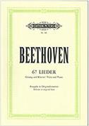 LUDWIG VAN BEETHOVEN - 67 LIEDER (HIGH VOICE) / ΕΚΔΟΣΕΙΣ PETERS EDITION PETERS