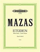 MAZAS - ETUDES OP.36 N. 2 EDITION PETERS