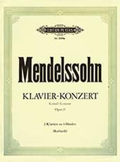 MENDELSSOHN - CONCERTO N.1 OP.25 G MIN. EDITION PETERS