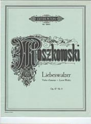 MOSZOKOWSKI - LOVE WALTZ OP.57 N 5 EDITION PETERS