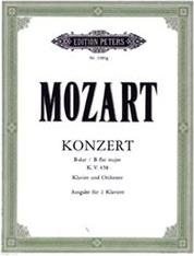 MOZART - CONCERTO N.15 (BB) KV 450 EDITION PETERS