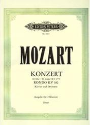 MOZART - KONZERT .N.5 KV 175 / RONDO KV 382 EDITION PETERS