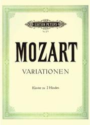 MOZART - VARIATIONS EDITION PETERS