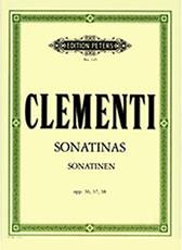 MUZIO CLEMENTI - SONATINAS OPUS 36, 37, 38 / ΕΚΔΟΣΕΙΣ PETERS EDITION PETERS