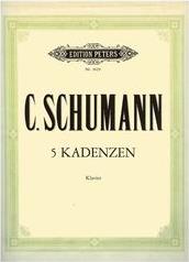 SCHUMANN C - 5 CADENZEN EDITION PETERS