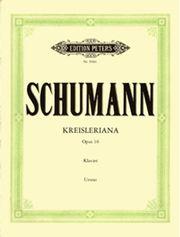 SCHUMANN - KREISLERIANA OP.16 EDITION PETERS