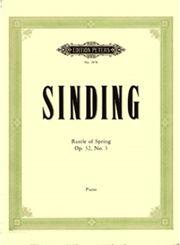 SINDING - RUSTLE OF SPRING EDITION PETERS