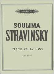 STRAVINSKY S. - PIANO VARIATIONS 1 EDITION PETERS