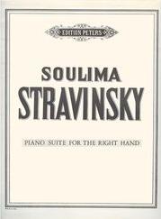 STRAVINSKY S. - SUITE FOR THE RIGHT HAND EDITION PETERS