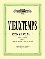 VIEUXTEMPS - CONCERTO N.4 D MINOR OP.31 EDITION PETERS