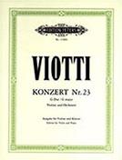 VIOTTI - KONZERT FUR VIOLINE UND ORCHESTER NR. 23 G-DUR / ΕΚΔΟΣΕΙΣ PETERS EDITION PETERS