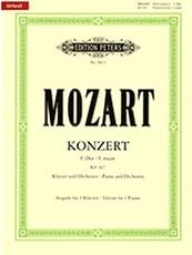 W.A.MOZART - KONZERT C-DUR KLAVIER UND ORCHESTER (URTEXT) / ΕΚΔΟΣΕΙΣ PETERS EDITION PETERS