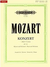 W.A.MOZART - KONZERT C-MOLL KV 491 / KLAVIER UND ORCHESTER (URTEXT) /ΕΚΔΟΣΕΙΣ PETERS EDITION PETERS