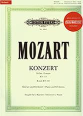 W.A.MOZART - KONZERT D-DUR KV 175 / RONDO KV 382 (URTEXT) / ΕΚΔΟΣΕΙΣ PETERS EDITION PETERS