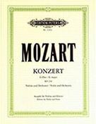 WOLFGANG AMADEUS MOZART - CONCERTO N.3 G-DUR KV 216 FOR VIOLIN / ΕΚΔΟΣΕΙΣ PETERS EDITION PETERS