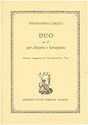 CARULLI FERDINANDO - DUO OP. 37 PER GUITARRA E FORTEPIANO SUVINI ZERBON