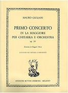 GIULIANI MAURO - PRIMO CONCERTO IN LA MAGGIORE PER GUITARRA E ORCHESTRA OP. 30 SUVINI ZERBON