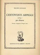 MAURO GIULIANI - CENTOVENTI ARPEGGI DALL' OP. 1 PER CHITARRA SUVINI ZERBON