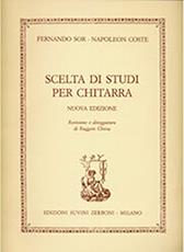 SOR FERNANDO -NAPOLEON COSTE - SCELTA DI STUDI PER CHITARRA (NUOVA EDIZIONE) SUVINI ZERBON