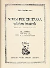 SOR FERNANDO - STUDI PER CHITARRA (EDIZIONE INTEGRALE) SUVINI ZERBON