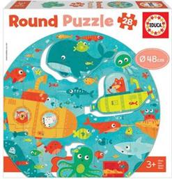 ΠΑΖΛ ROUND PUZZLE UNDER THE SEA 28TMX (18907) EDUCA