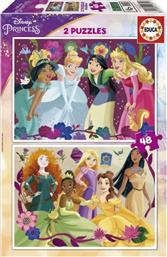 ΠΑΙΔΙΚΟ ΠΑΖΛ DISNEY PRINCESS 1+1 (48 ΚΟΜΜΑΤΙΑ) EDUCA