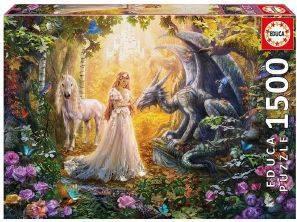 PUZZLE DRAGON, PRINCESS AND UNICORN 1500TMX NEO (Π.017.696) EDUCA