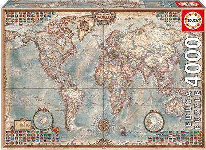 PUZZLE HISTORIC WORLD MAP 4000TMX (Π.014.827) EDUCA