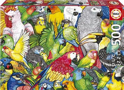 PUZZLE PARROTS 500 ΤΜΧ (19547) EDUCA