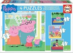 PUZZLES 4 PEPPA 6-9-12-16ΤΜΧ (Π.015.918) EDUCA