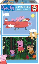 ΞΥΛΙΝΟ ΠΑΙΔΙΚΟ PUZZLE PEPPA PIG 16PCS ΓΙΑ 3+ ΕΤΩΝ (17157) EDUCA