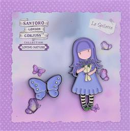 SANTORO PINS-SEND ME FLOWERS (HP.PIN.0005) ΧΑΡΤΙΝΗ ΠΟΛΗ