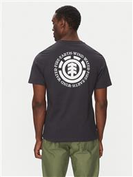 T-SHIRT ELYZT00490 ΜΑΥΡΟ REGULAR FIT ELEMENT