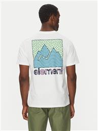T-SHIRT ELYZT00496 ΛΕΥΚΟ REGULAR FIT ELEMENT