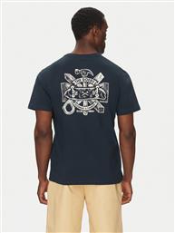 T-SHIRT ELYZT00522 ΣΚΟΥΡΟ ΜΠΛΕ REGULAR FIT ELEMENT