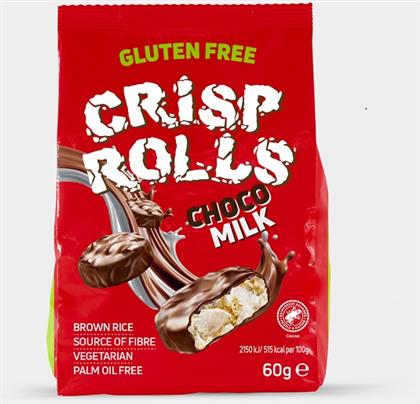 CRISP ROLLS CHOCO MILK ΕΛGEN (60G) ELGEN