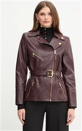 ΔΕΡΜΑΤΙΝO JACKET ΧΡΩΜΑ: ΜΠΟΡΝΤΟ, GD50Z56E2 ELISABETA FRANCHI