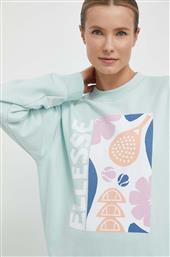 ΜΠΛΟΥΖΑ ROSIELLO SWEATSHIRT ΧΡΩΜΑ: ΤΙΡΚΟΥΑΖ, SGV20247 ELLESSE