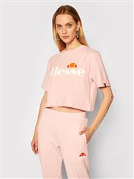 T-SHIRT ALBERTA SGS04484 ΡΟΖ CROPPED FIT ELLESSE από το MODIVO