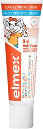 CARIES PROTECTION CHILDREN'S 0-6 YEARS TOOTHPASTE ΟΔΟΝΤΟΚΡΕΜΑ ΓΙΑ ΠΑΙΔΙΑ ΑΠΟ 0 ΕΩΣ 6 ΕΤΩΝ ΓΙΑ ΠΡΟΣΤΑΣΙΑ ΑΠΟ ΤΗΝ ΤΕΡΗΔΟΝΑ ΤΩΝ ΝΕΟΓΙΛΩΝ ΔΟΝΤΙΩΝ ΜΕ ΕΥΧΑΡΙΣΤΗ ΓΕΥΣΗ 50ML ELMEX