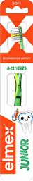 JUNIOR 6-12 YEARS SOFT TOOTHBRUSH ΟΔΟΝΤΟΒΟΥΡΤΣΑ ΜΕ ΑΠΑΛΕΣ ΙΝΕΣ & ΜΙΚΡΗ ΚΕΦΑΛΗ ΓΙΑ ΠΑΙΔΙΑ ΑΠΟ 6 ΕΩΣ 12 ΕΤΩΝ ΓΙΑ ΒΑΘΥ ΚΑΘΑΡΙΣΜΟ ΑΝΑΜΕΣΑ ΣΤΑ ΔΟΝΤΙΑ & ΑΦΑΙΡΕΣΗ ΤΗΣ ΠΛΑΚΑΣ 1 ΤΕΜΑΧΙΟ - ΠΡΑΣΙΝΟ ELMEX