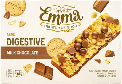 ΜΠΑΡΕΣ ΔΗΜΗΤΡΙΑΚΩΝ DIGESTIVE ΣΟΚΟΛΑΤΑ 5X28G EMMA